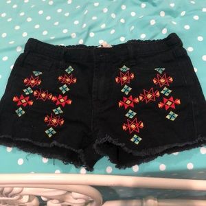 Hayden Girls- Black Jean Shorts